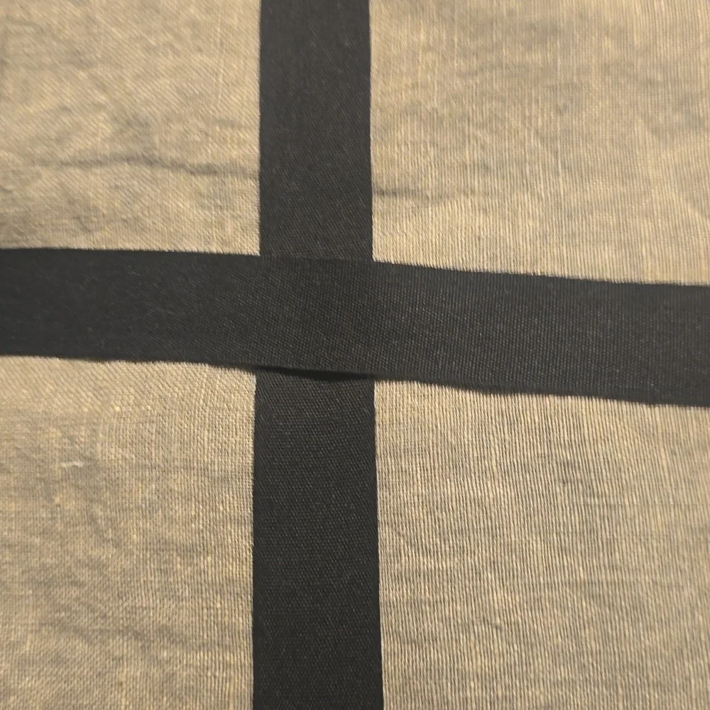 European Flax Linen Standard Sham,Warm Gray Melange
